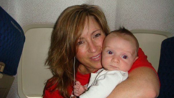 Jodi & Trey on Plane